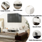 TV Stand for 90, TV Media Center, Entertainment Center Media Console