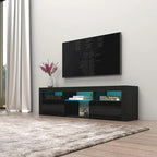 Wall Mounted Floating 63 TV Stand with 16 Color LEDs