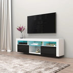 Wall Mounted Floating 63 TV Stand with 16 Color LEDs