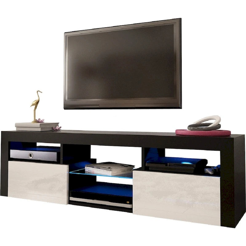 Wall Mounted Floating 63 TV Stand with 16 Color LEDs