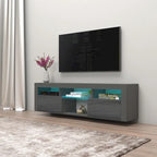 Wall Mounted Floating 63 TV Stand with 16 Color LEDs