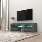 Wall Mounted Floating 63 TV Stand with 16 Color LEDs