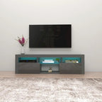 Wall Mounted Floating 63 TV Stand with 16 Color LEDs