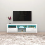 Wall Mounted Floating 63 TV Stand with 16 Color LEDs