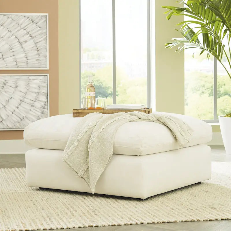 Oversized Accent Ottoman