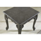 Traditional Ornate Detailing End Table