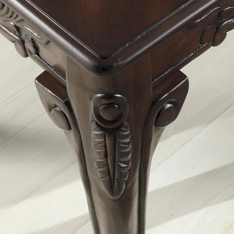 Traditional Ornate Detailing End Table