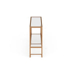 Glam Gold Matte Finish Console Table
