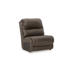 Brown 7-Piece Power Reclining Sectional - 136W x 136D x 43H