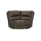 Brown 7-Piece Power Reclining Sectional - 136W x 136D x 43H