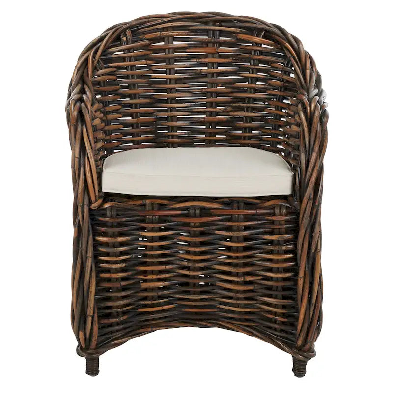Natural Rattan Club Chair - 27.5 x 27.5 x 35.5 - 28Wx28Dx36H