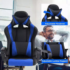 FDW Office Chair Gaming Chair Desk Chair Executive Chair with Lumbar Support Adjustable Stool Swivel Rolling Computer Chair