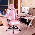 FDW Office Chair Gaming Chair Desk Chair Executive Chair with Lumbar Support Adjustable Stool Swivel Rolling Computer Chair