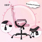FDW Office Chair Gaming Chair Desk Chair Executive Chair with Lumbar Support Adjustable Stool Swivel Rolling Computer Chair