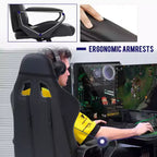 FDW Office Chair Gaming Chair Desk Chair Executive Chair with Lumbar Support Adjustable Stool Swivel Rolling Computer Chair