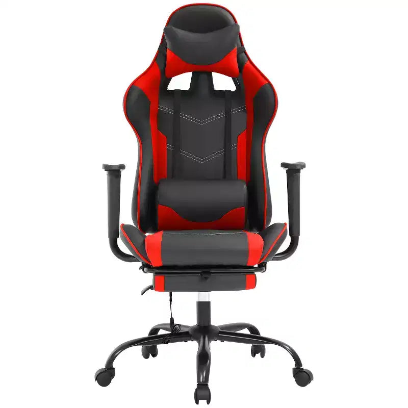 FDW Racing Gaming Chair Video Game Chairs with Computer Desk PU Leather Headrest Lumbar Support & 360-Swivel Seat