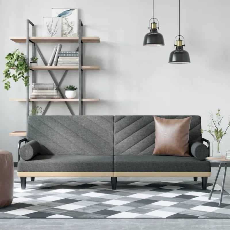 Sleeper Sofa with Armrests Sofa Couch Recliner Chair Loveseat Fabric - 80.7 x 35 x 27.6