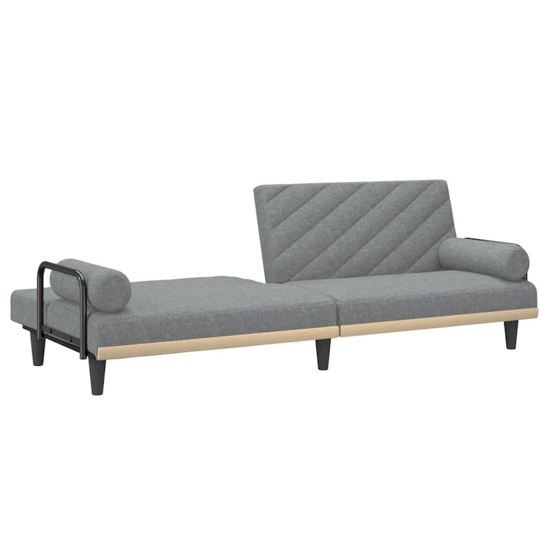 Sleeper Sofa with Armrests Sofa Couch Recliner Chair Loveseat Fabric - 80.7 x 35 x 27.6
