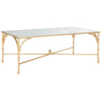 Gold Coffee Table - 50 x 26 x 18 - 50Wx26Dx18H