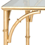 Gold Coffee Table - 50 x 26 x 18 - 50Wx26Dx18H