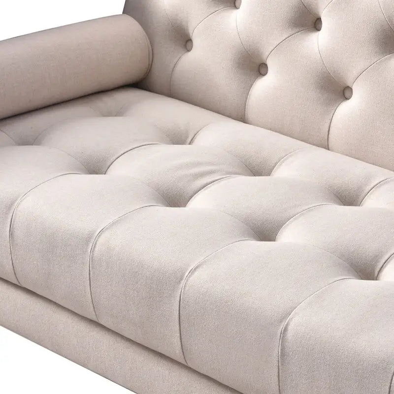 Mid Century Modern Living Room Adjustable Folding Sofa Bed