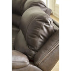 Brown 5-Piece Power Reclining Sectional - 123W x 123D x 43H