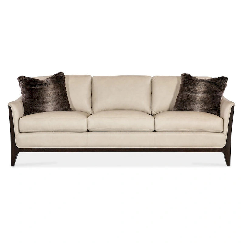 Leather Sofa, Cream