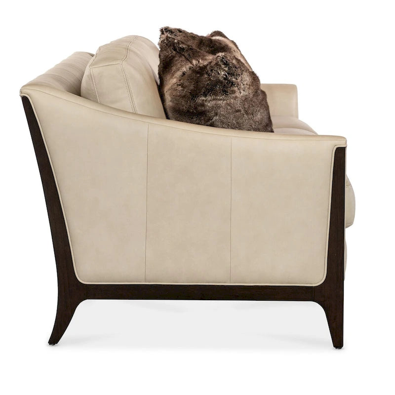 Leather Sofa, Cream