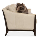 Leather Sofa, Cream