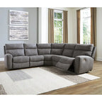 5-Piece Power Reclining Sectional - 105.5W x 104.5D x 42H