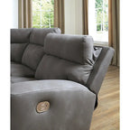 5-Piece Power Reclining Sectional - 105.5W x 104.5D x 42H