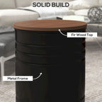 Nesting Storage Ottomans Set of 2 with Lids, Hidden Space